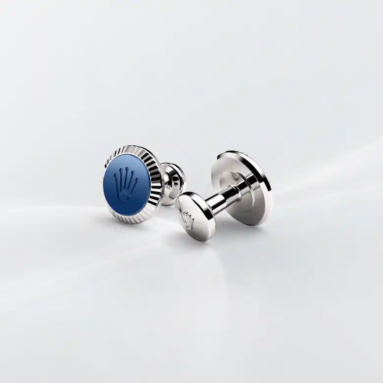 Rolex «Fluted» cufflinks A1039 - Cusi