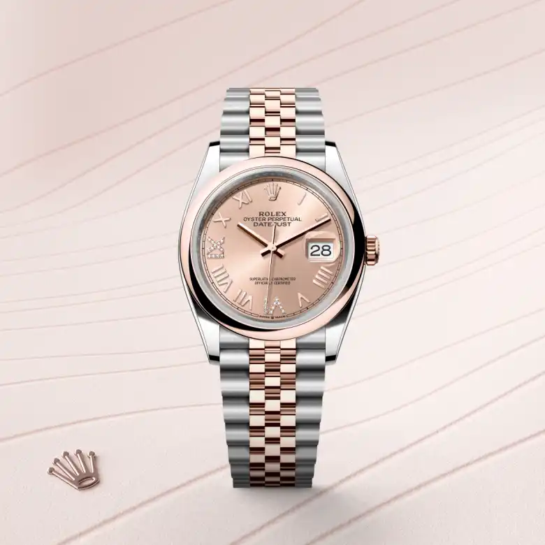 rolex M126201-0049   - Rosé-colour dial
