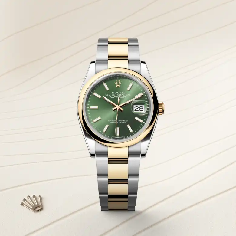 rolex M126203-0058   - Olive-Green Dial