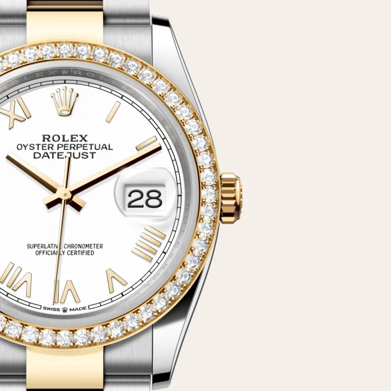 rolex M126283RBR-0034   - Diamond-set bezel