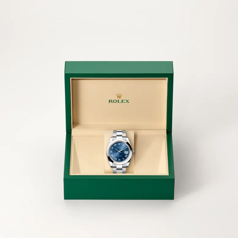 rolex M126300-0029   - Bright blue dial