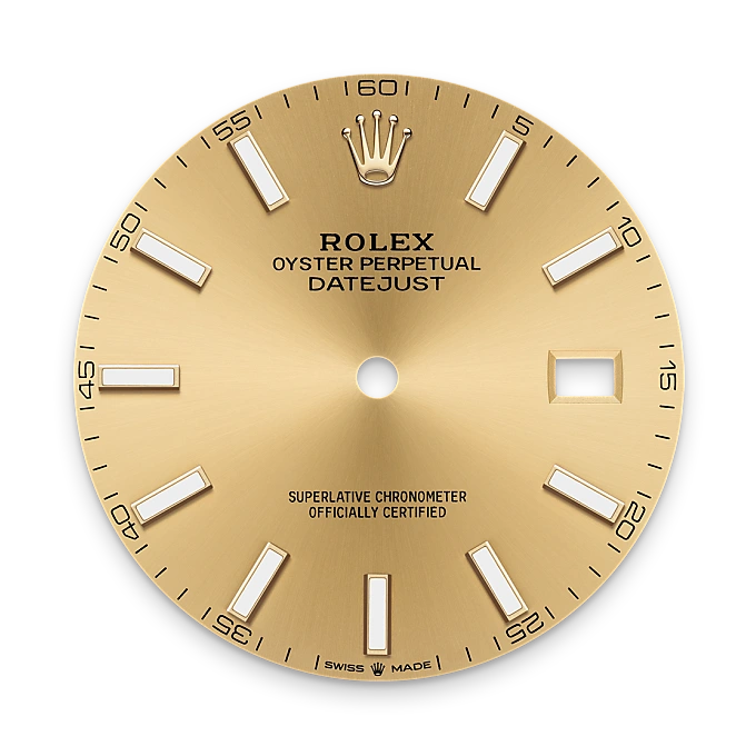 rolex M126333-0010   - Champagne-colour dial