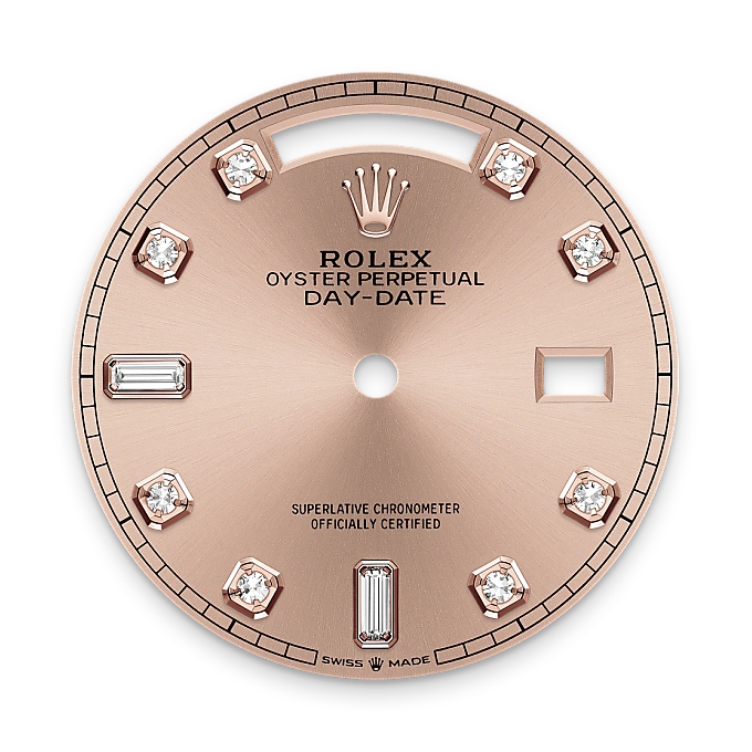 rolex M128235-0009   - Rosé-colour dial