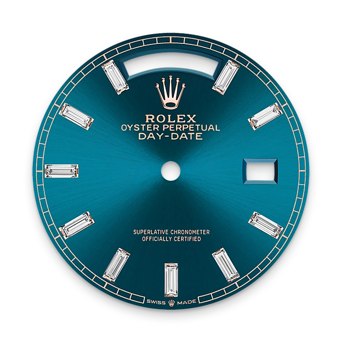 rolex M128345RBR-0083   - Blue-green dial