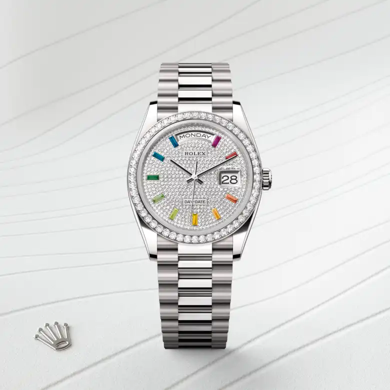 rolex M128349RBR-0081   - Diamond-Paved Dial