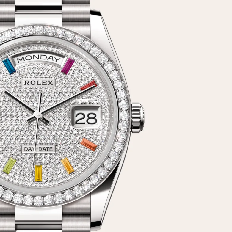 rolex M128349RBR-0081   - Diamond-Paved Dial