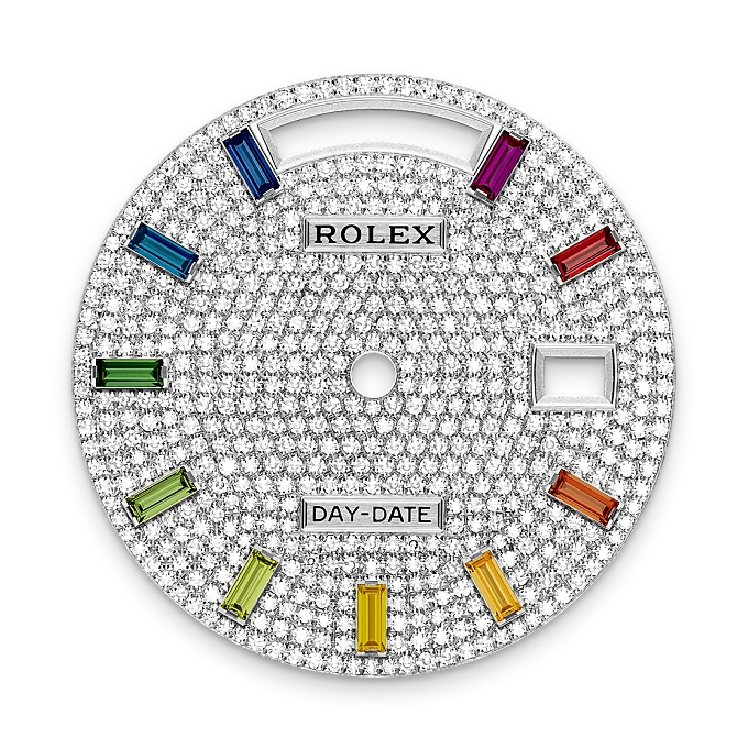 rolex M128349RBR-0081   - Diamond-Paved Dial