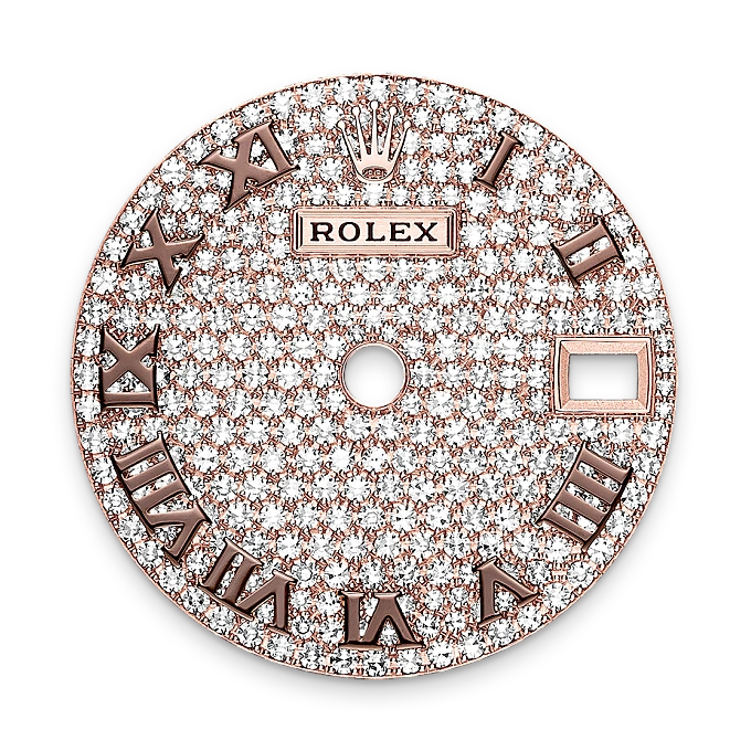 rolex M279135RBR-0021   - Diamond-Paved Dial