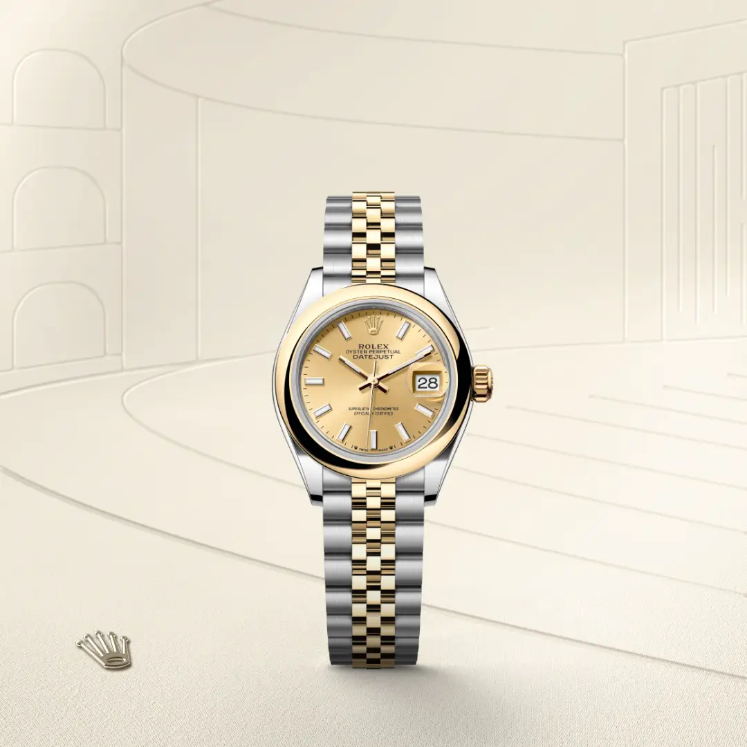 rolex M279163-0001   - Champagne-colour dial