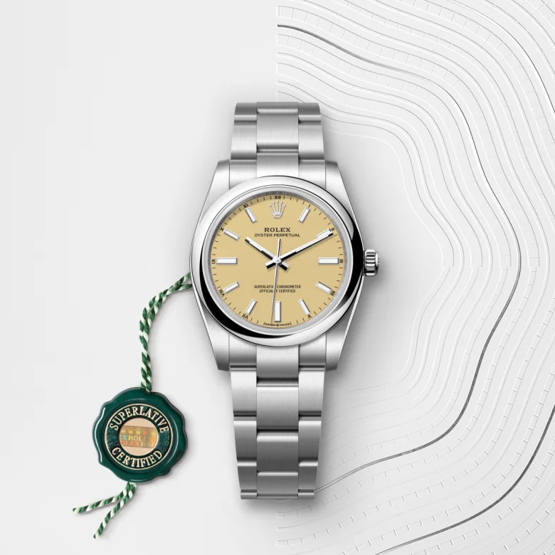 rolex M124200-0007   - Beige dial