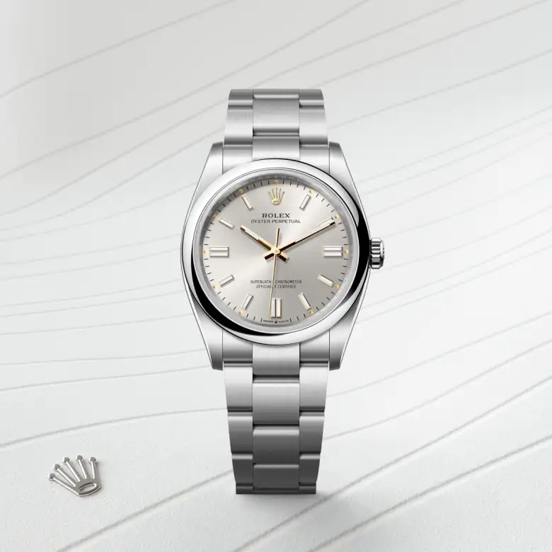 rolex M126000-0001   - Silver dial