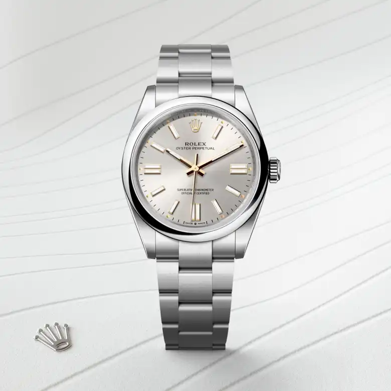 rolex M134300-0001   - Silver dial