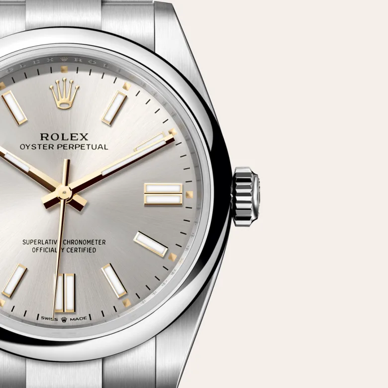 rolex M134300-0001   - Silver dial
