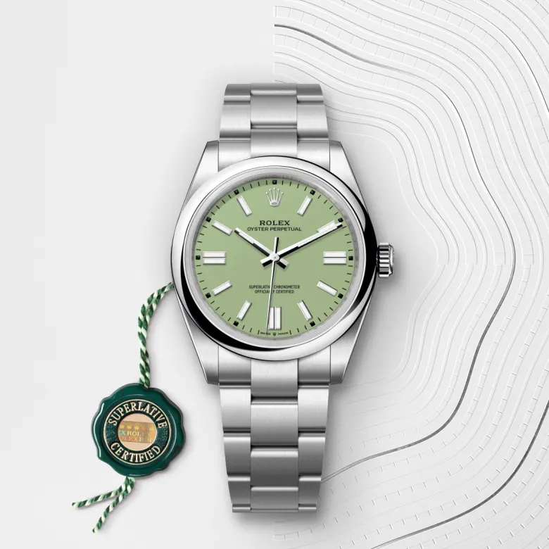 rolex M134300-0006   - Pistachio dial