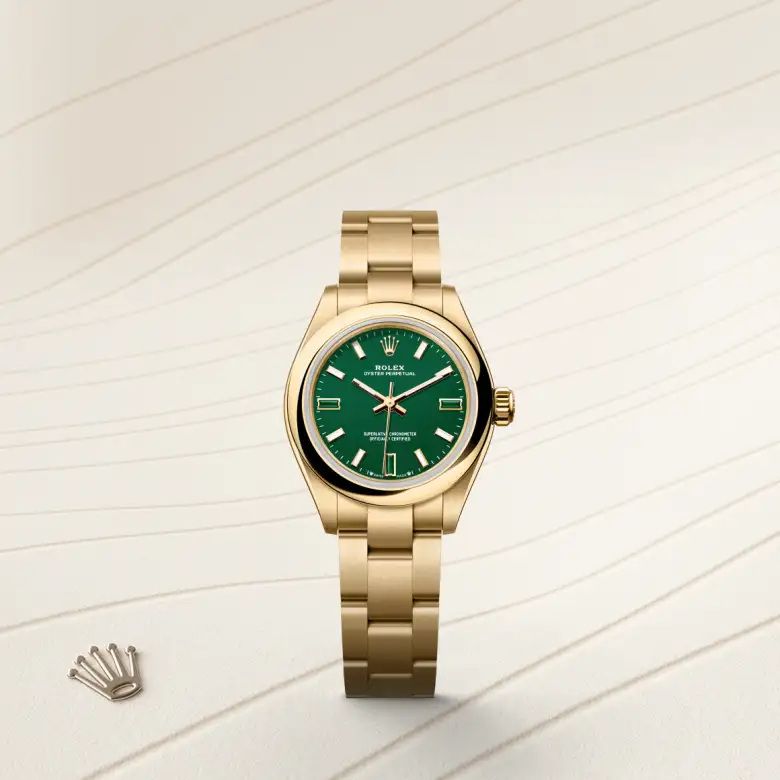 rolex M276208-0002   - Green stone dial