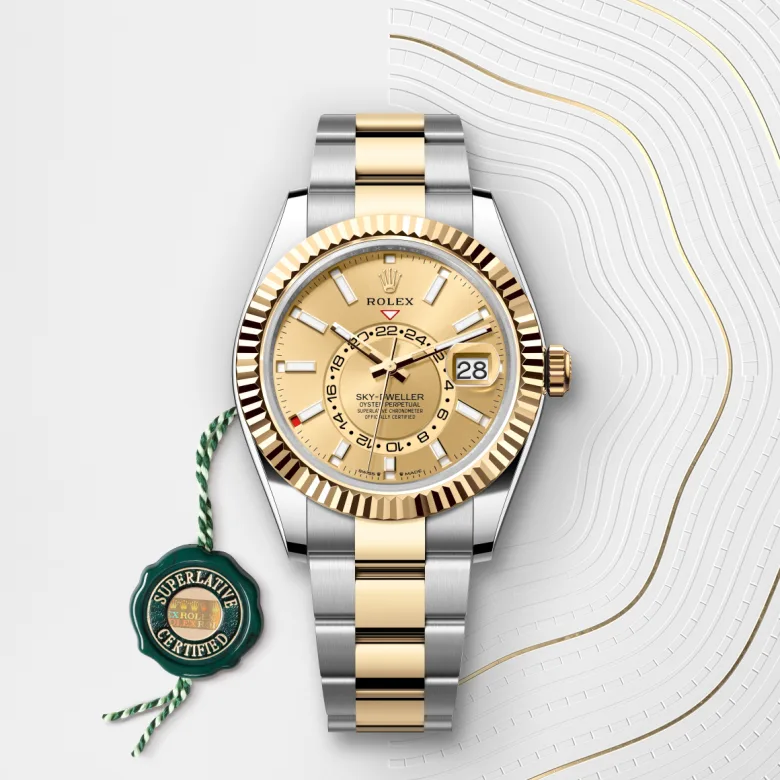 rolex M336933-0001   - Champagne-colour dial