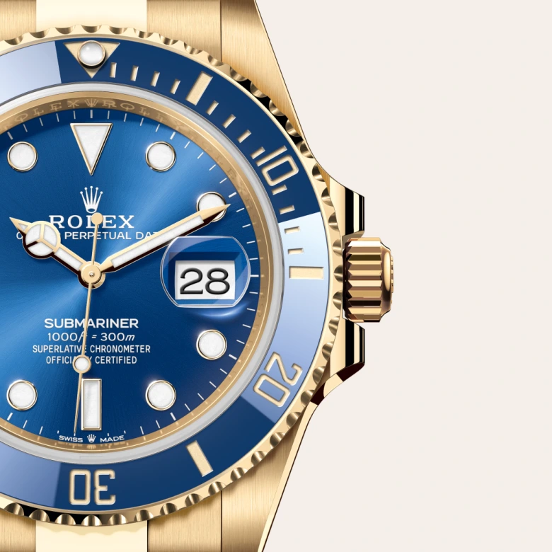 rolex M126618LB-0002   - Unidirectional Rotatable Bezel
